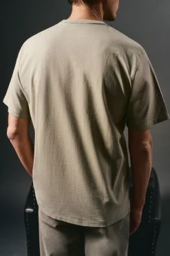 Camiseta gráfica lavada