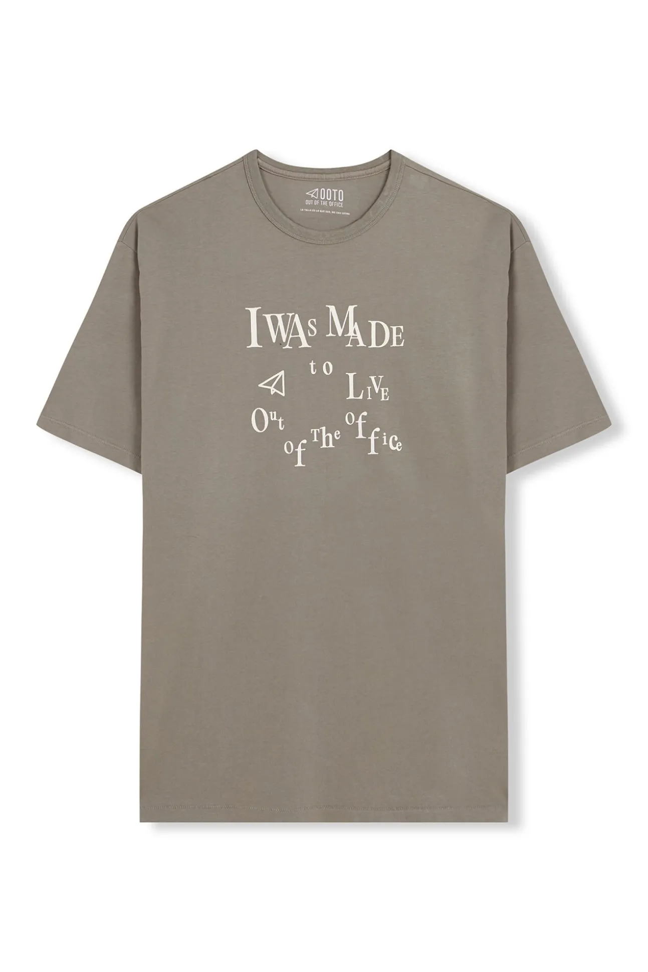 Camiseta gráfica lavada