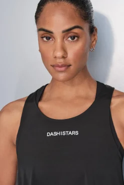 Camiseta halter asimétrica negro