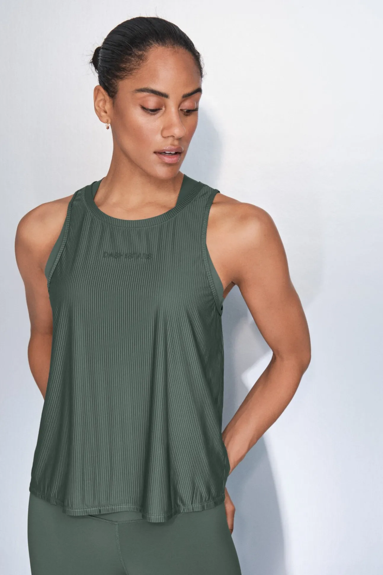 Camiseta halter verde