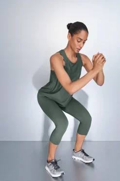 Camiseta halter verde