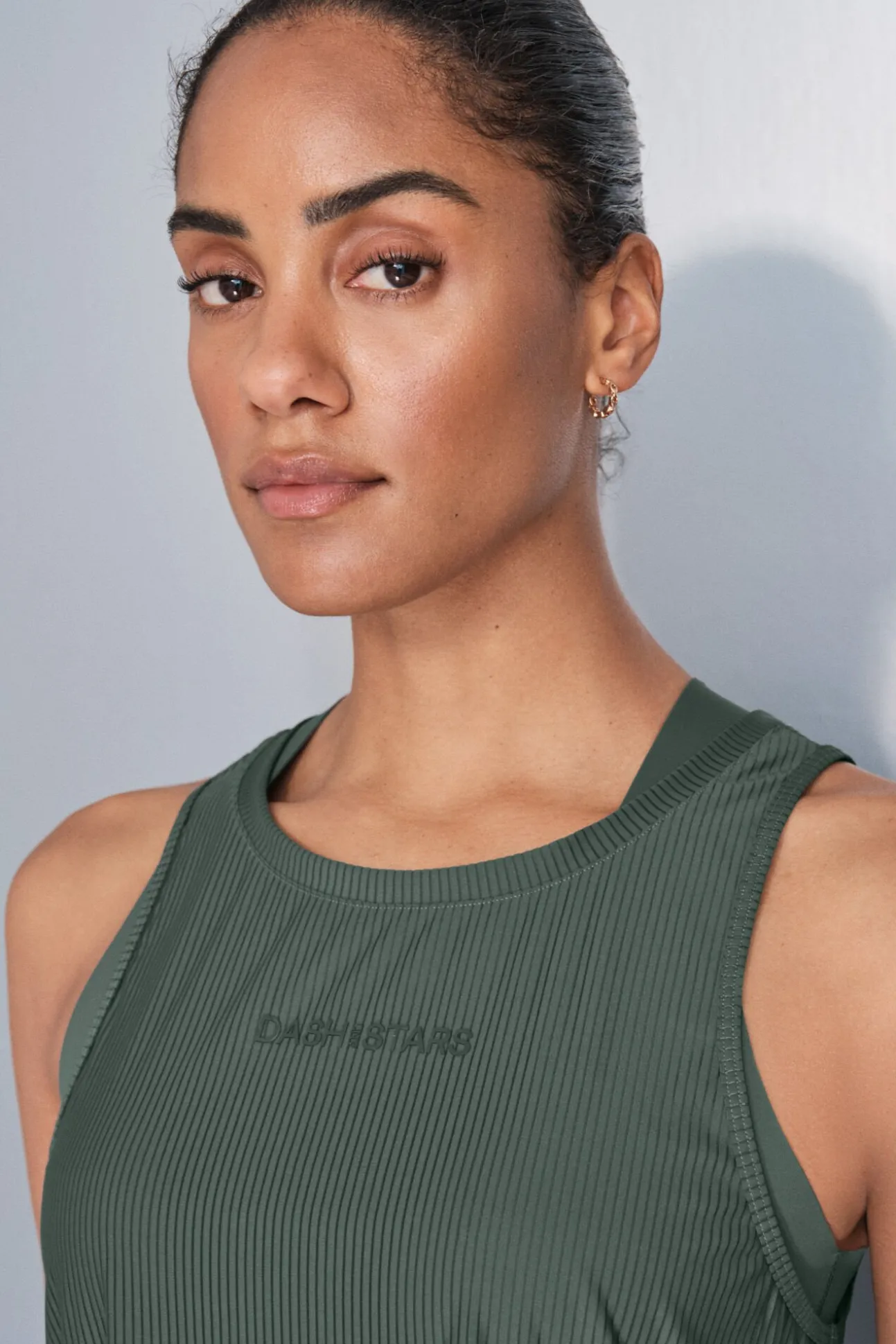 Camiseta halter verde