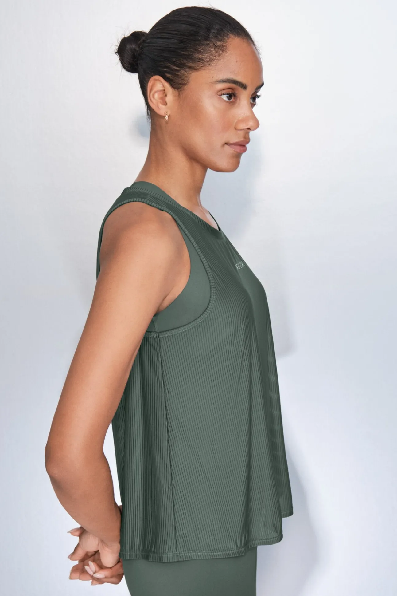 Camiseta halter verde