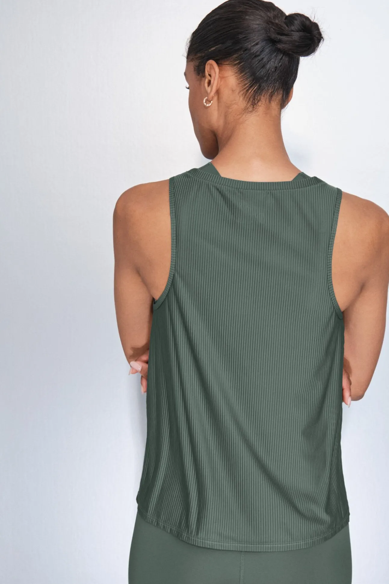 Camiseta halter verde