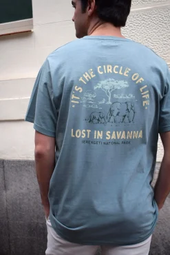 Camiseta Lavada Burdeos Fooders