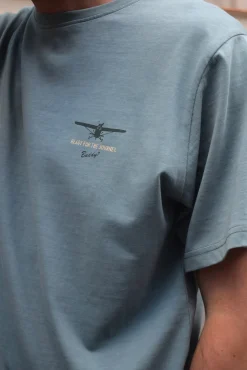 Camiseta Lavada Burdeos Fooders