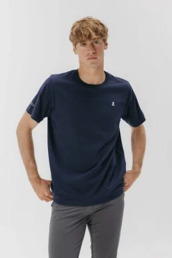 Camiseta logo bordado