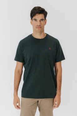 Camiseta logo bordado