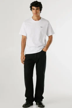 Camiseta Logo Bordado Fit Regular