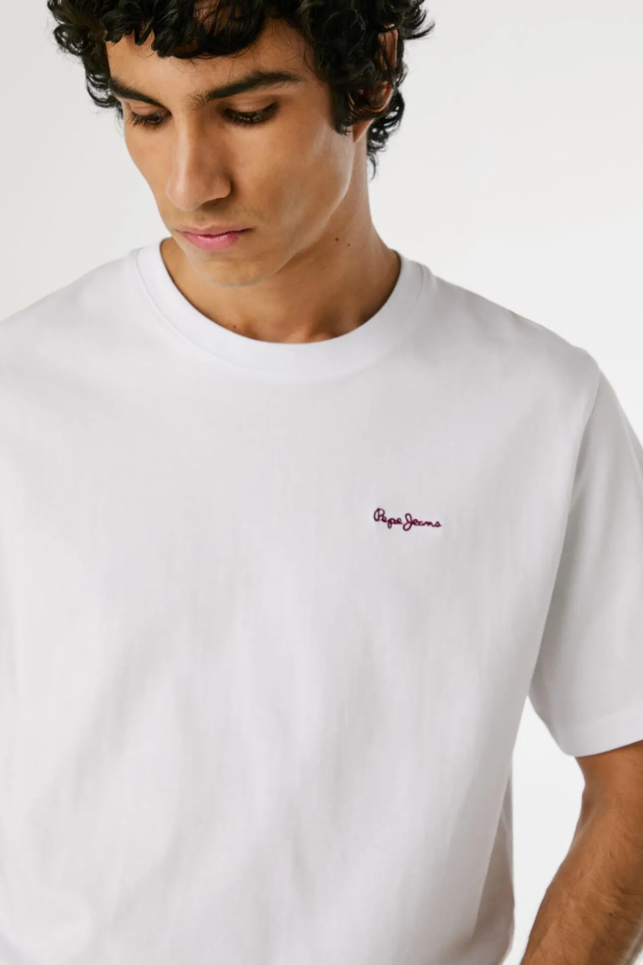 Camiseta Logo Bordado Fit Regular