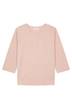 Camiseta manga ¾ 100% algodón naranja