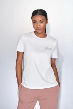 Camiseta manga corta algodón blanco