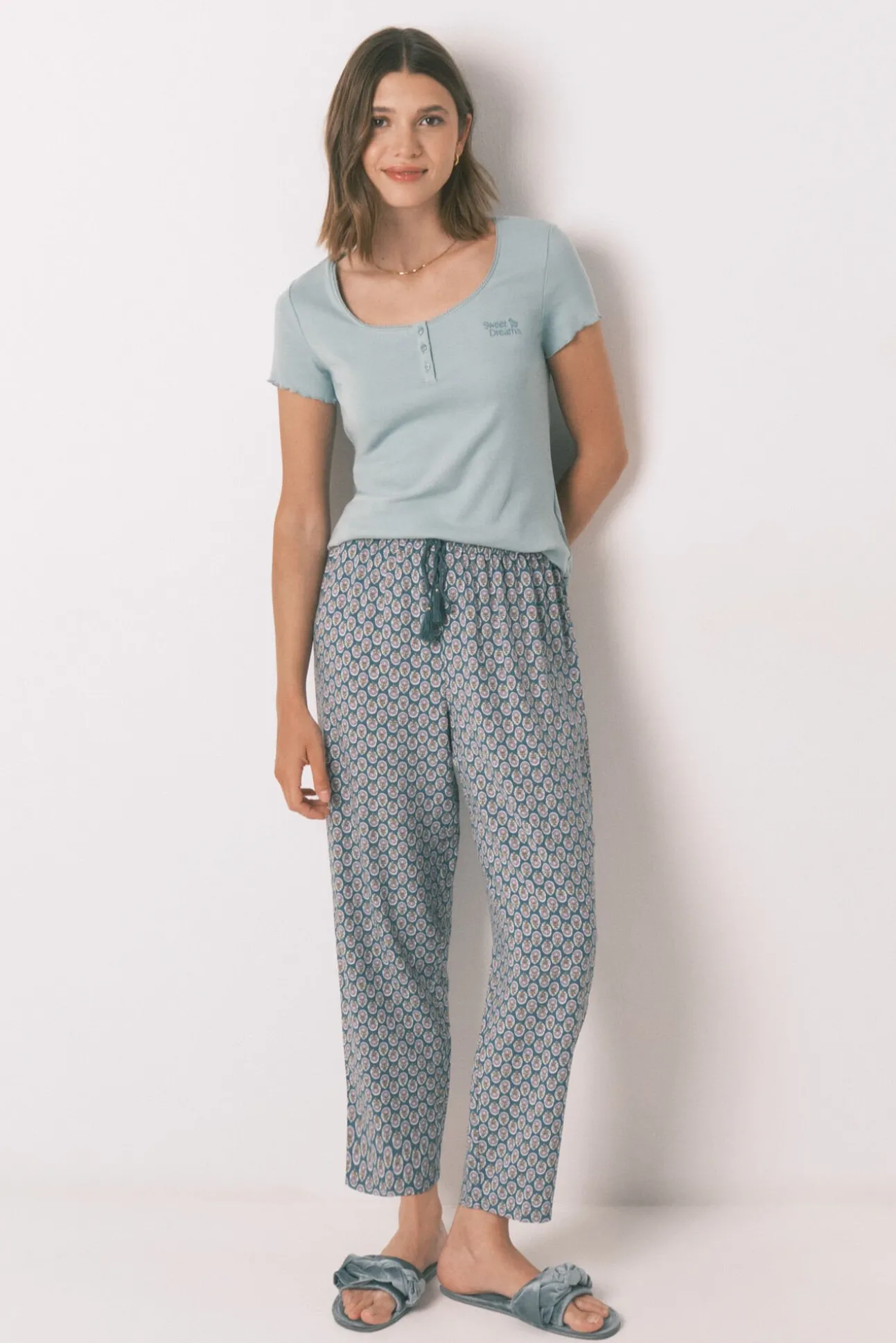 Camiseta manga corta algodón verde