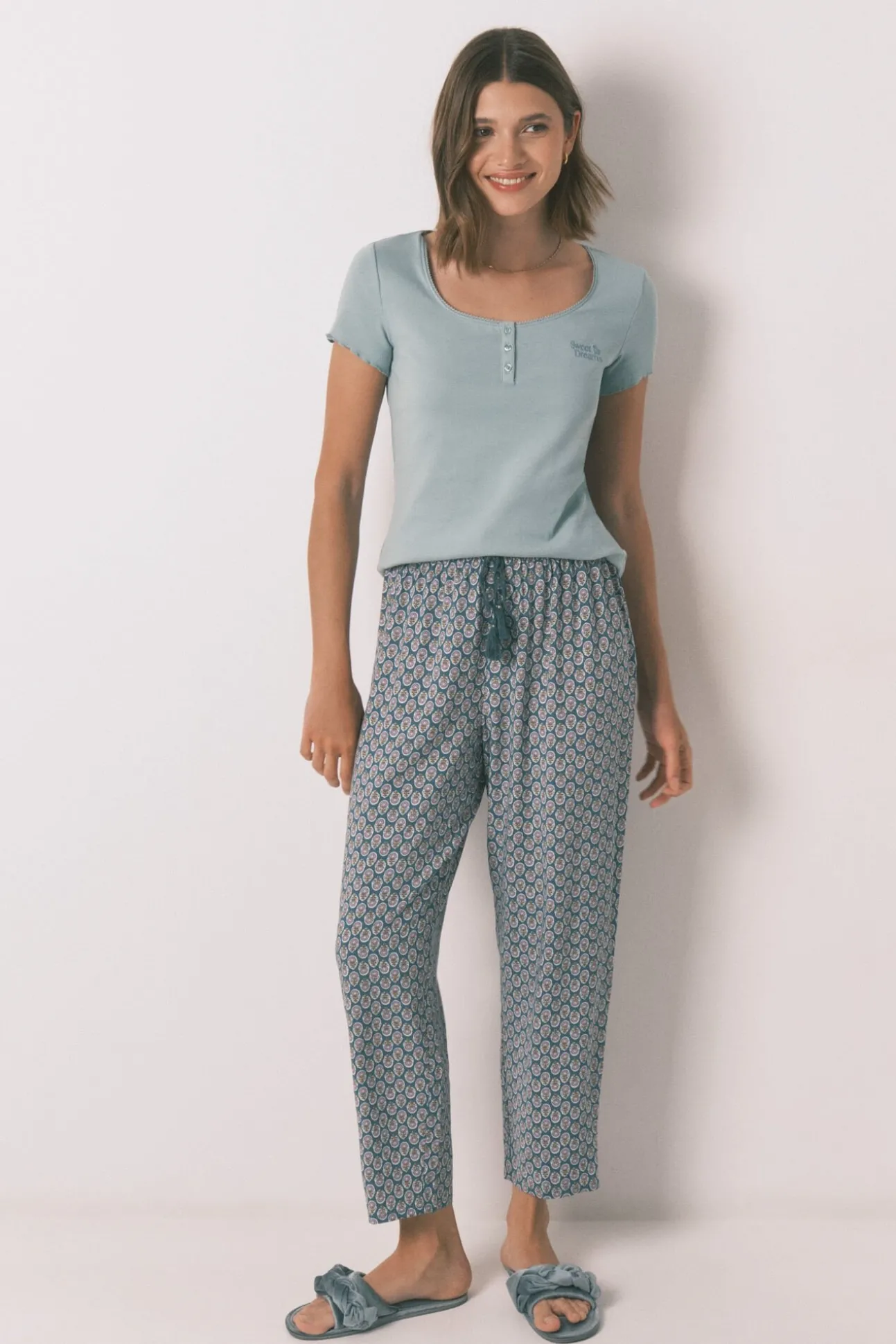 Camiseta manga corta algodón verde