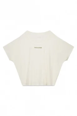 Camiseta manga corta boxy blanco