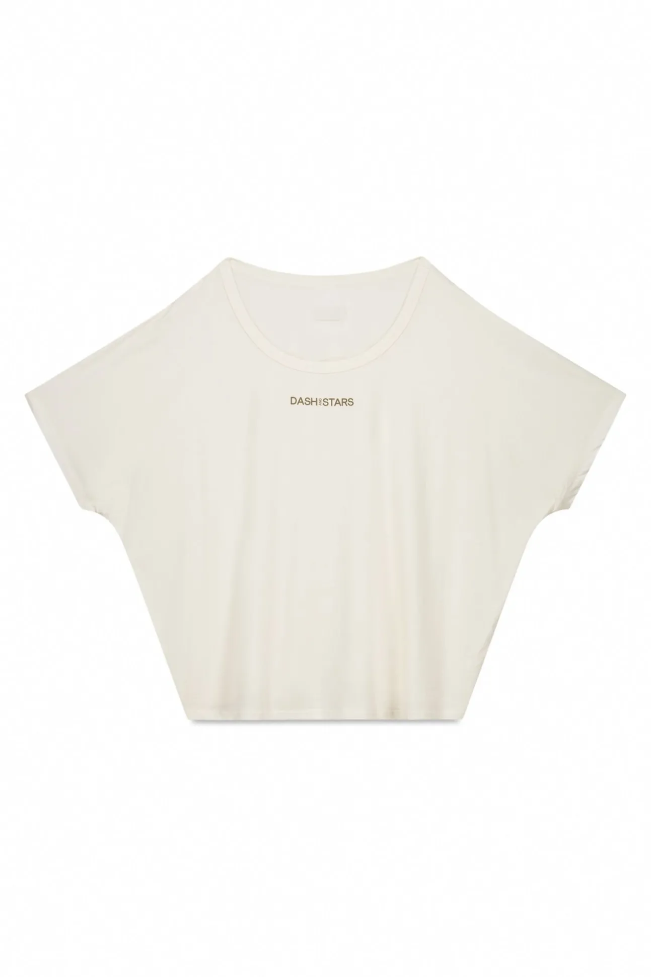 Camiseta manga corta boxy blanco