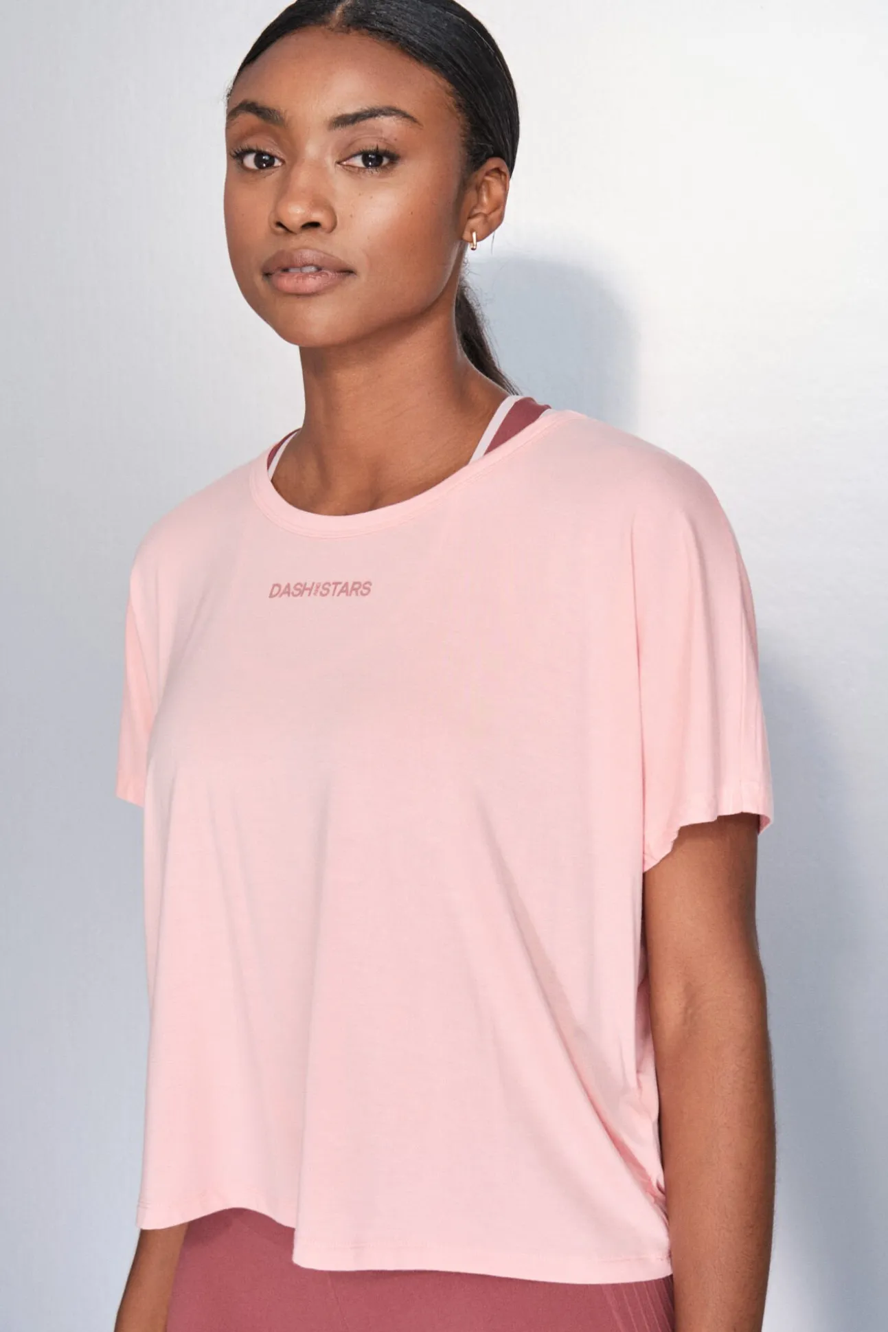 Camiseta manga corta boxy naranja