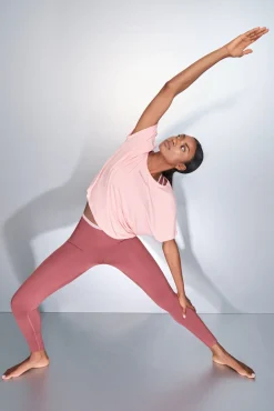 Camiseta manga corta boxy naranja