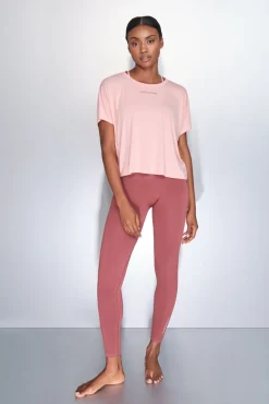 Camiseta manga corta boxy naranja