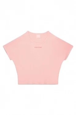 Camiseta manga corta boxy naranja