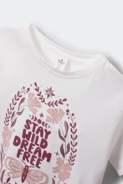Camiseta manga corta Stay wild niña