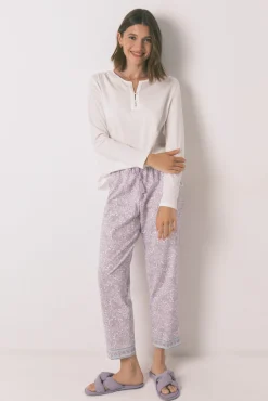 Camiseta manga larga 100% algodón blanco