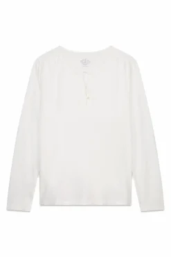 Camiseta manga larga 100% algodón blanco