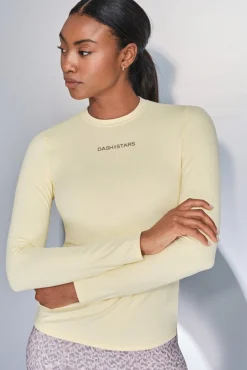 Camiseta manga larga amarillo