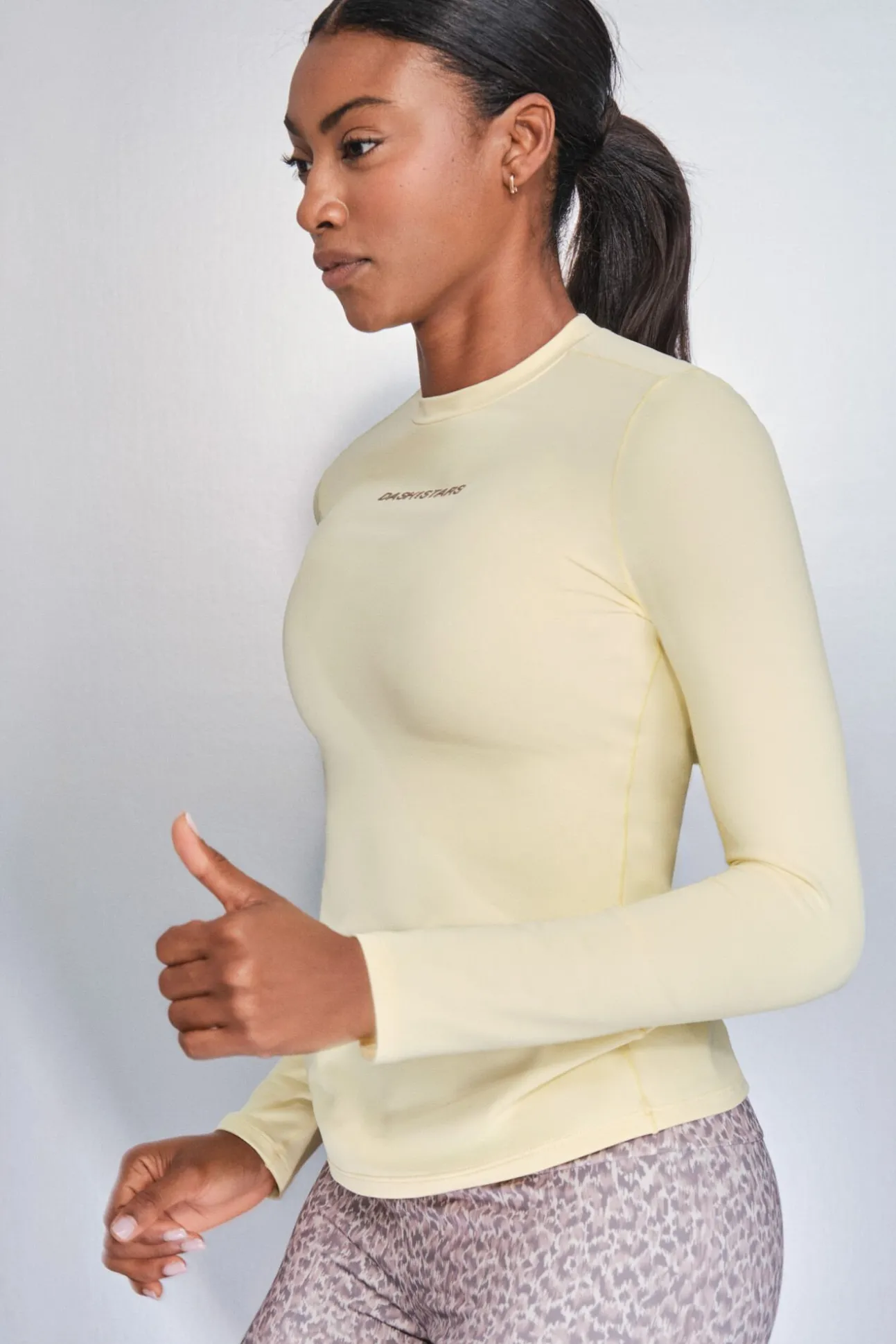 Camiseta manga larga amarillo