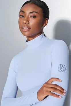 Camiseta manga larga azul bebé