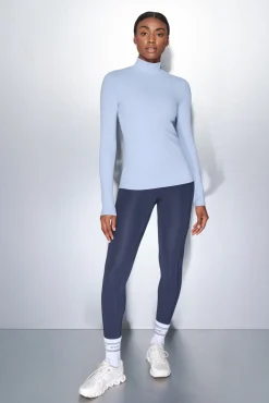 Camiseta manga larga azul bebé