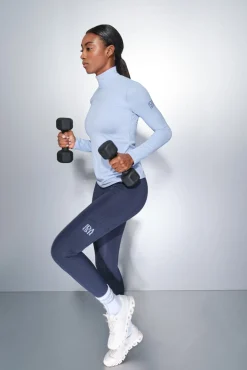 Camiseta manga larga azul bebé