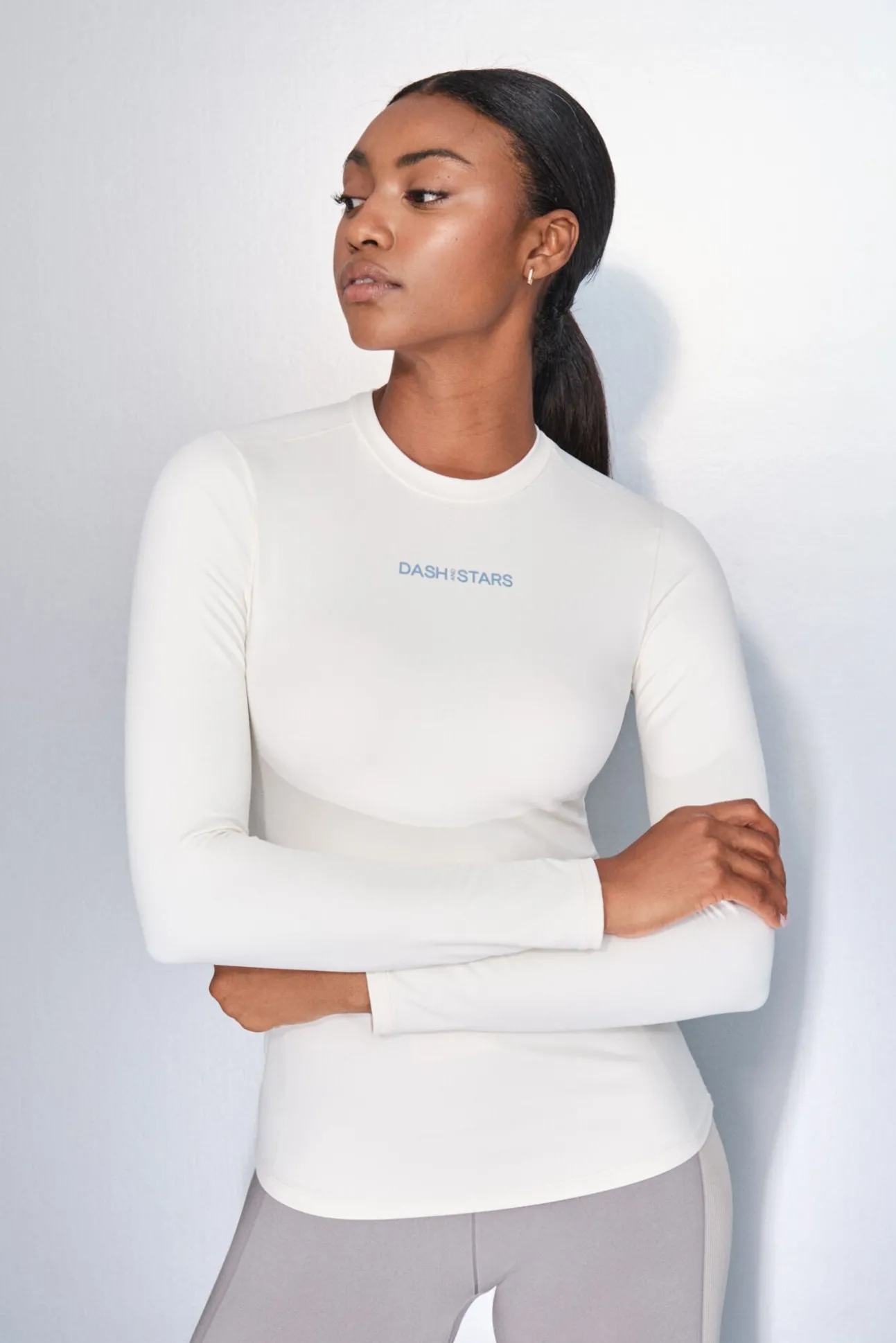 Camiseta manga larga blanco