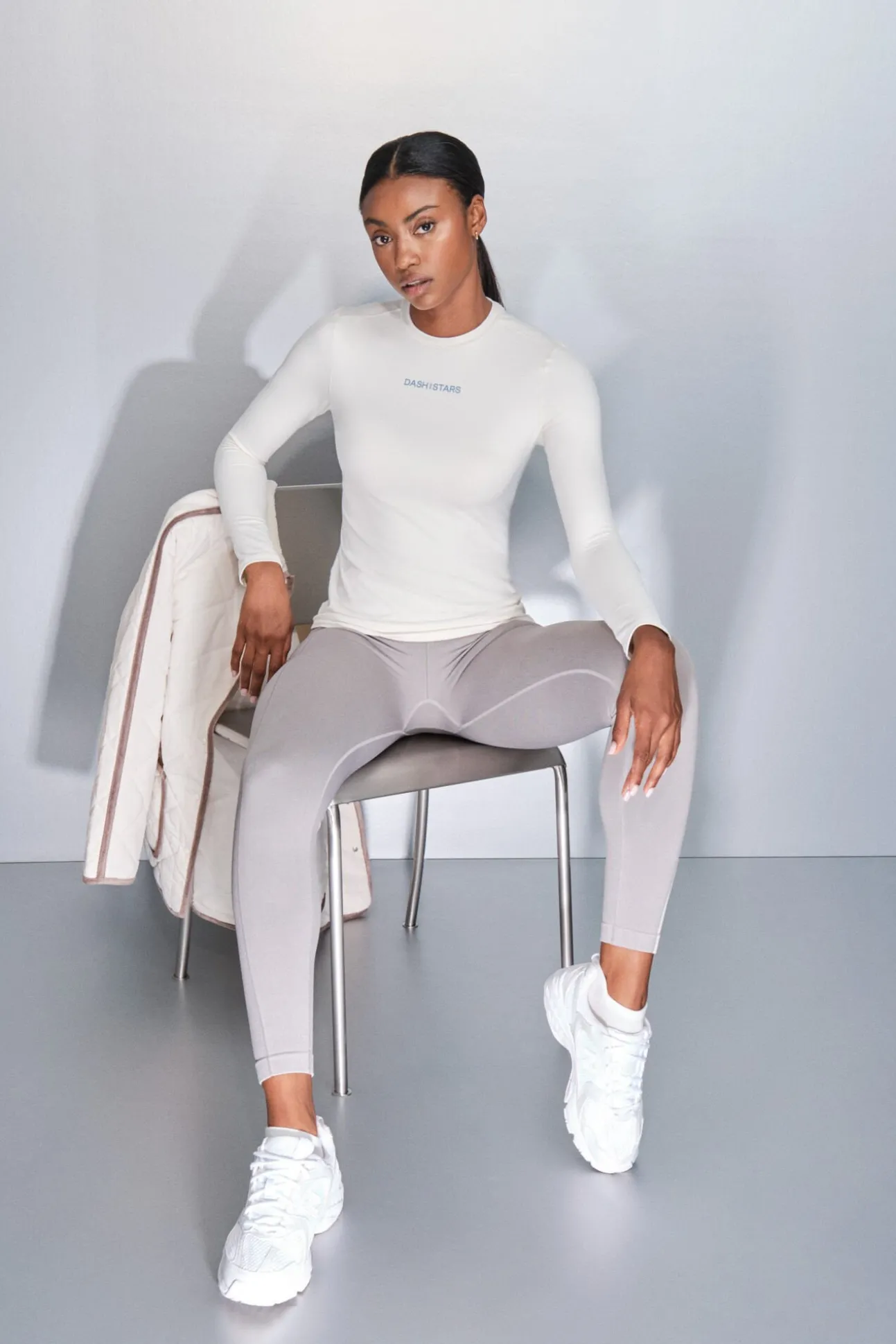 Camiseta manga larga blanco