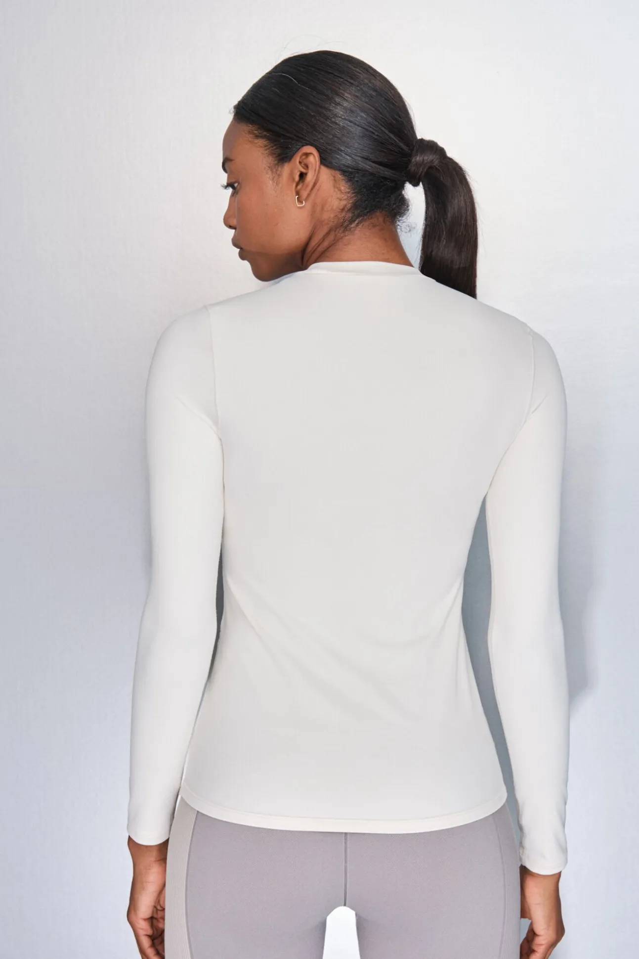 Camiseta manga larga blanco