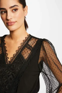 Camiseta manga larga con plumeti