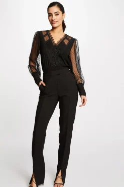 Camiseta manga larga con plumeti