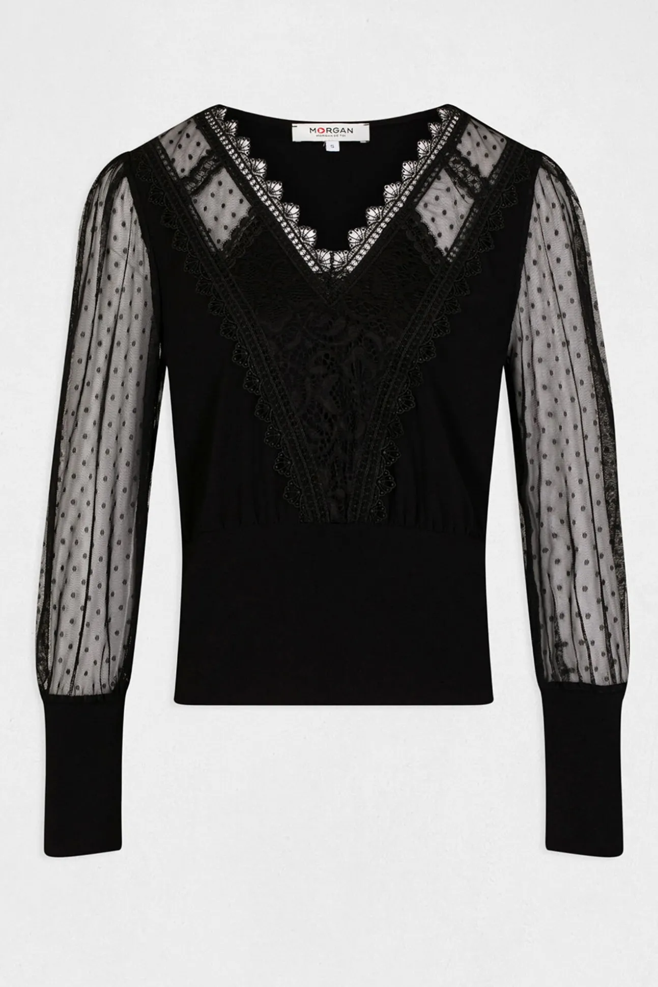 Camiseta manga larga con plumeti