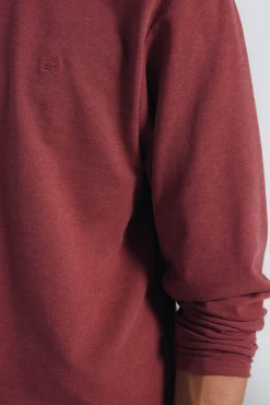 Camiseta manga larga doble melange