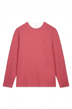 Camiseta manga larga doble melange