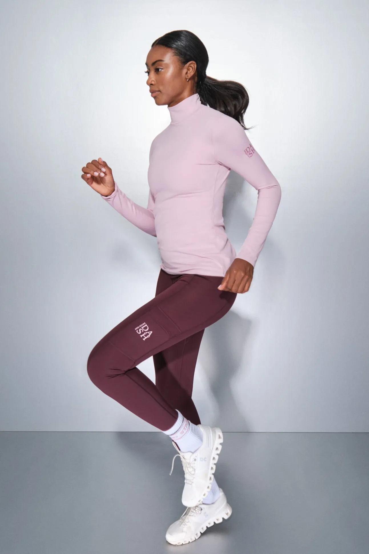 Camiseta manga larga rosa chicle