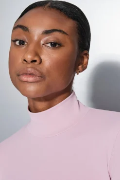 Camiseta manga larga rosa chicle