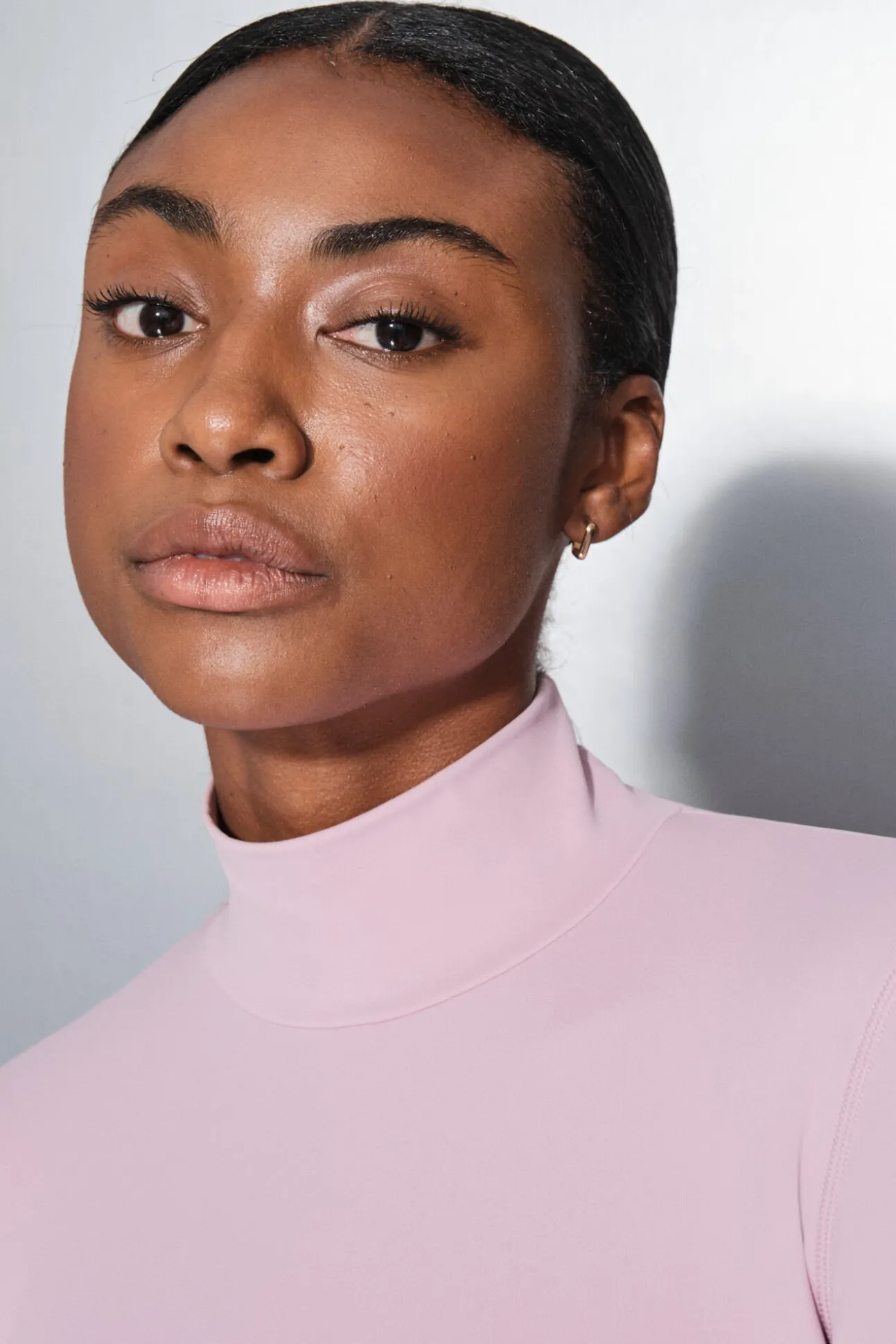 Camiseta manga larga rosa chicle