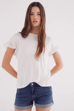 Camiseta manga volante plumeti