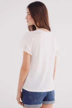 Camiseta manga volante plumeti