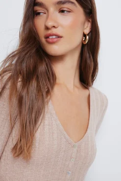 Camiseta panadera punto cortado