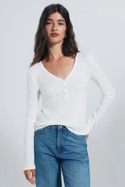 Camiseta panadera punto cortado