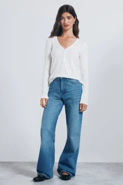 Camiseta panadera punto cortado