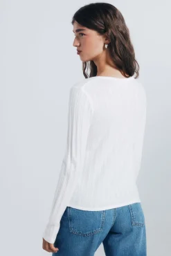 Camiseta panadera punto cortado