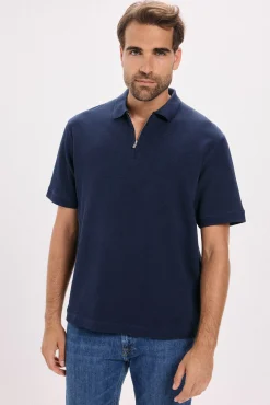 Camiseta polo cremallera